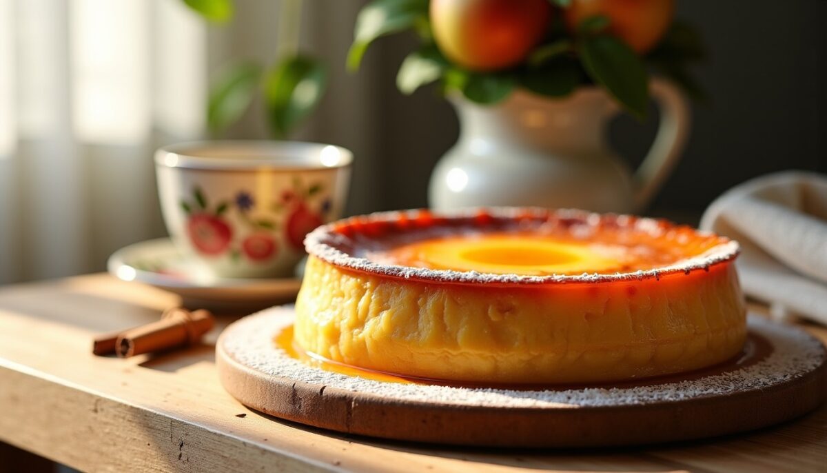Le gâteau flan aux pommes de grand-mère : une recette traditionnelle simple et savoureuse