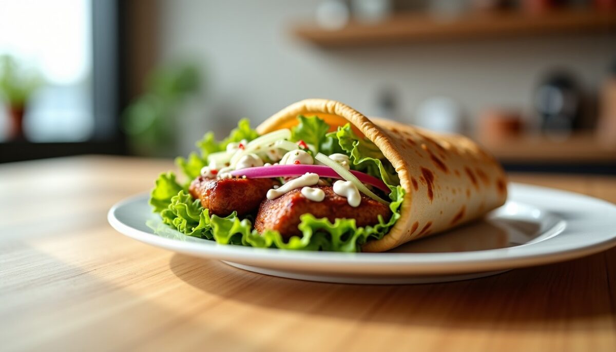 Kilocalories dans un kebab classique : décryptage calorique du célèbre en-cas